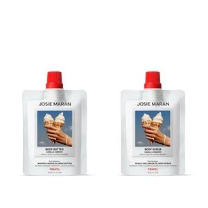 Josie Maran Whipped Argan Oil Body Butter + Scrub Travel